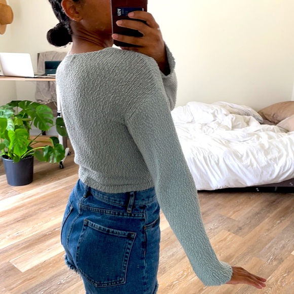 Forever 21 sweater crop top - Picture 2 of 2